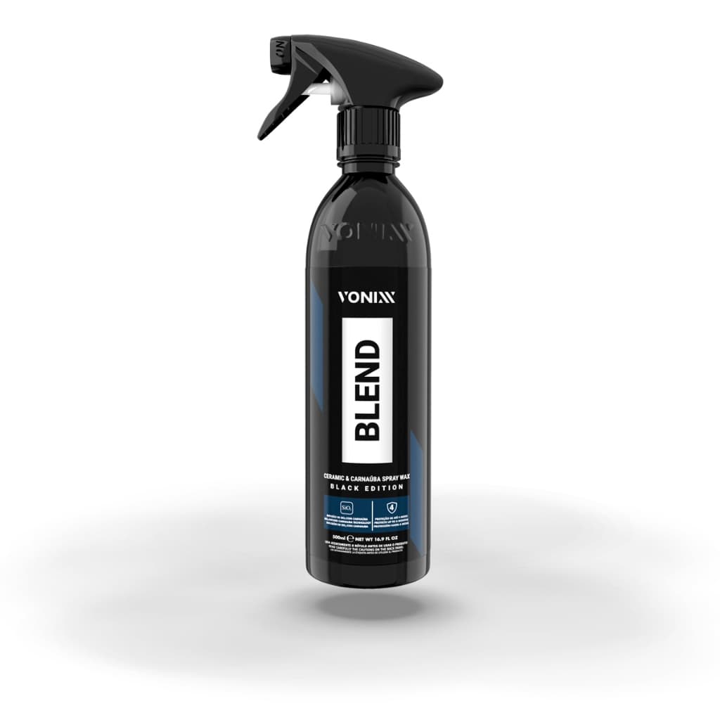 Blend Black Wax Spray Edition Cera Líquida Carnaúba Proteção Brilho Hidrorrepelência 500ml Vonixx