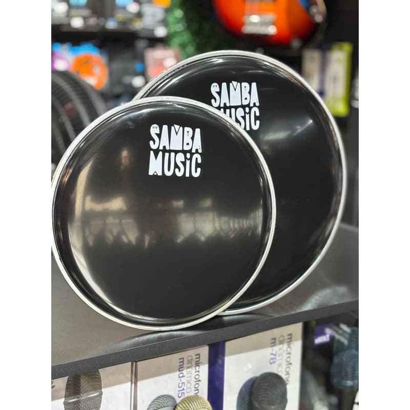 kit pele pandeiro 10 e 12 polegadas Samba Music super nylon profissional
