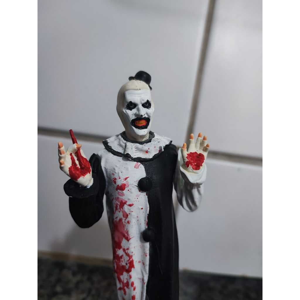 terrifier - art the clown / palhaço  - impressão 3d - orçamento de outros personagens no chat