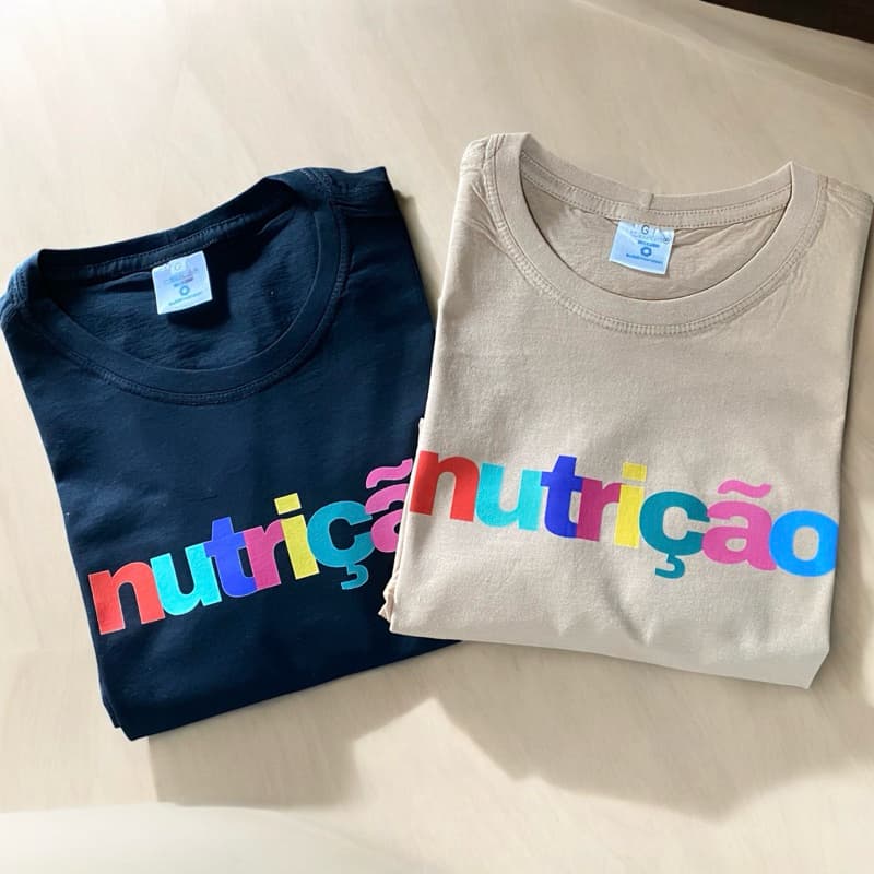 camiseta nutrição, nutricionista.