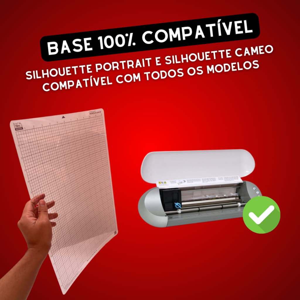 Base de Corte A4/30x30 Compativel Silhouette Portrait - Para Artesao