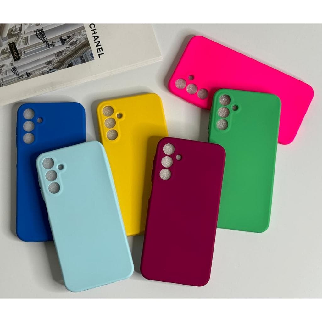 Capa Capinha Para Samsung A15 Silicone Aveludado Película Case