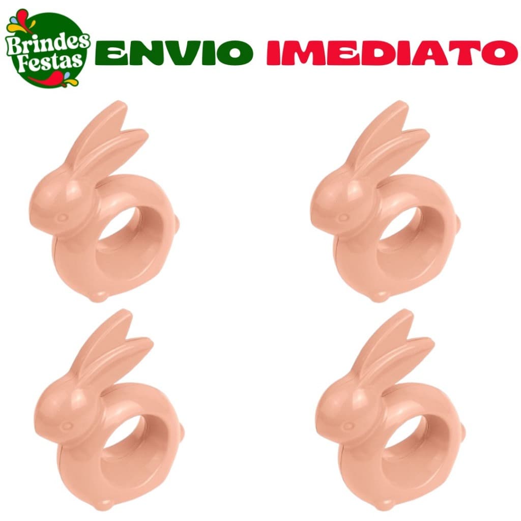 Kit Porta Guardanapo De Coelho Pascoa Decoração Festas PROMOÇÃO