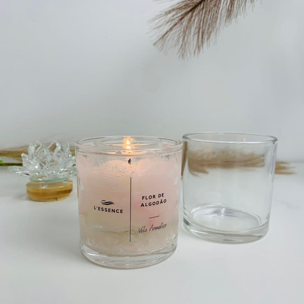06 Copo Vidro Transparente 260ml p/ Velas e Decoração etc