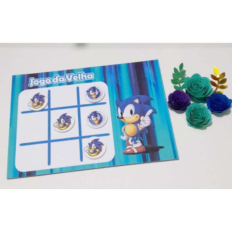 Kit Jogo da Velha Personalizado l Lembrancinha Festa Infantil | Brinde Criativo | FAZEMOS TODOS OS TEMAS