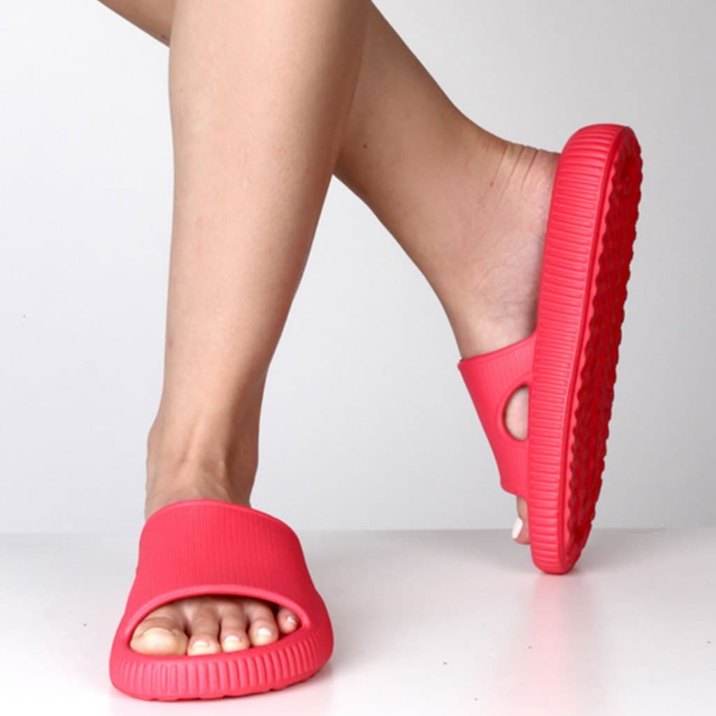 Chinelo ortopédico feminino nuvem slide feminina confortável flexivel