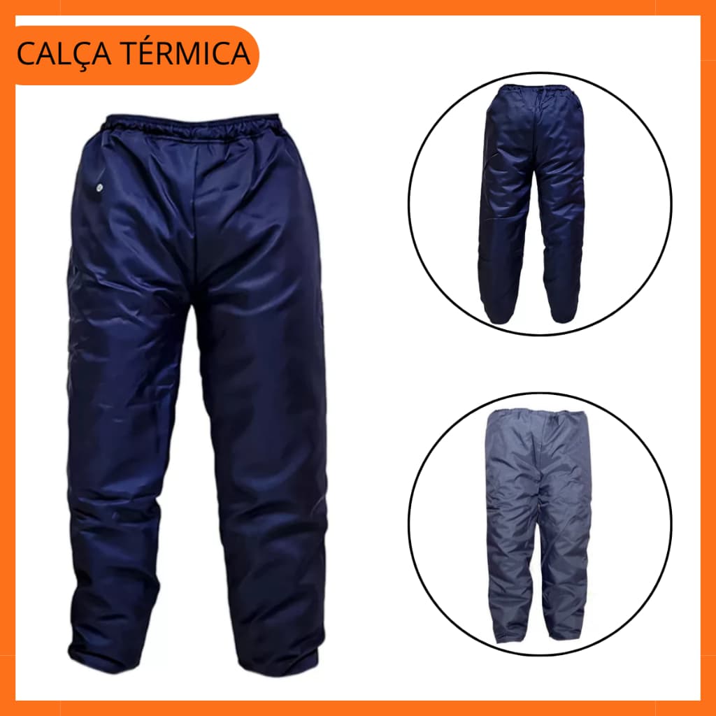 Calça Térmica Frigorífica Impermeável -25º