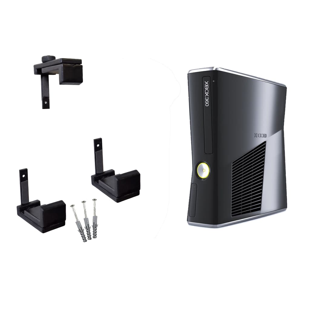 Suporte De Parede Metálico Para Xbox 360 Slim