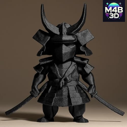 Estátua Samurai Decorativo - Impressão 3D