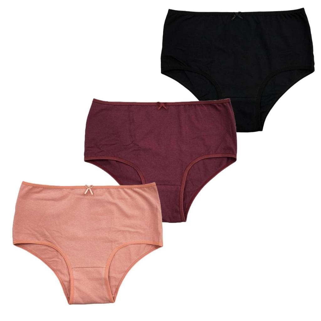 Kit 3 Calçolas Básicas Confortável em Cotton Algodão