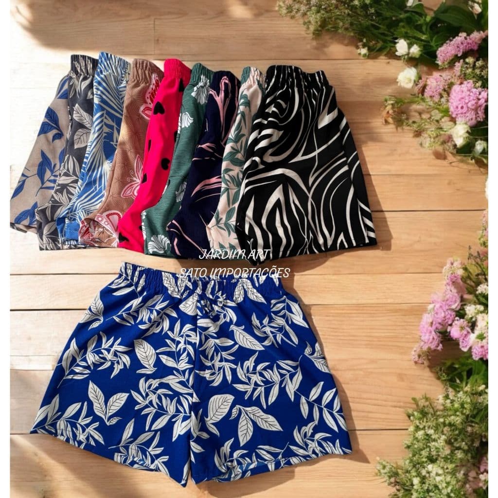 Shortinho Moda Verão Soltinho Super Confortável
