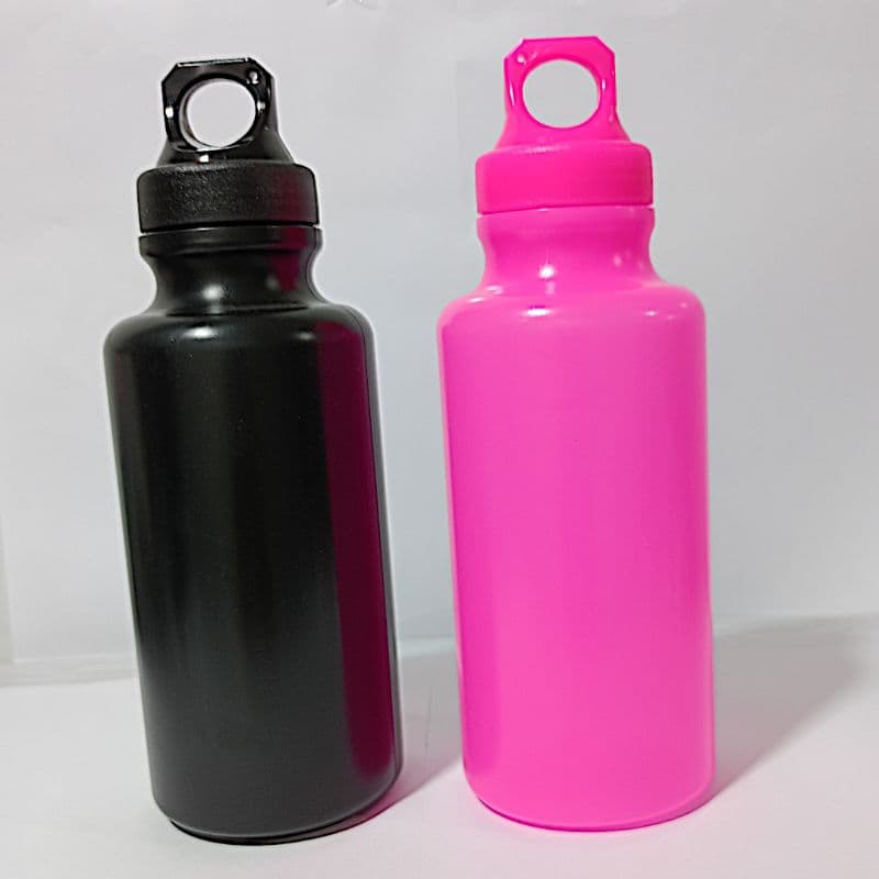 kit 200 Garrafas 500ml escolar esportiva Tampa Mosquetão