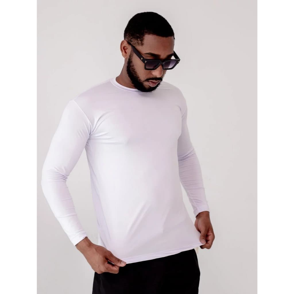 Camisa Térmica Masculina Segunda Pele Proteção Uv Blusa Térmica