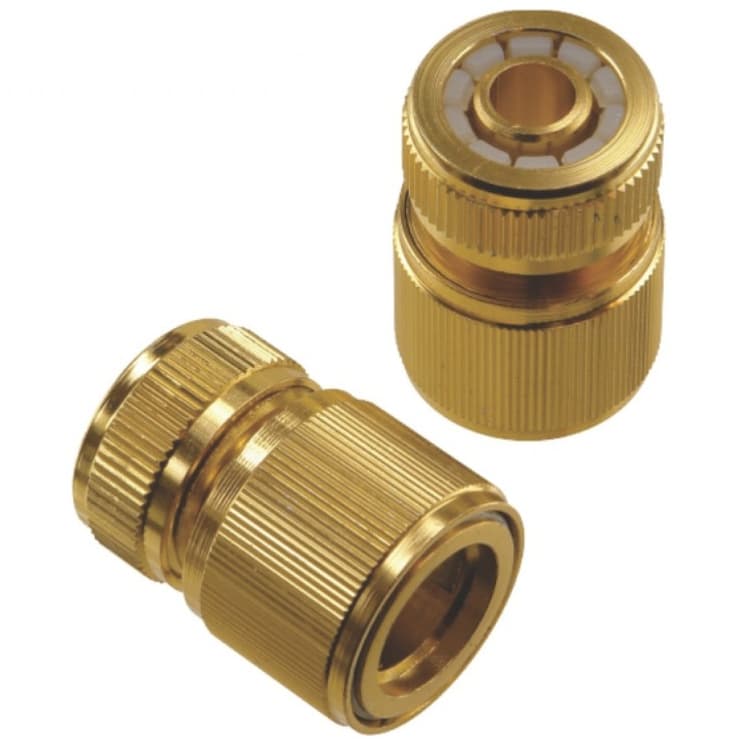 Conector engate rápido alumínio para mangueira 1/2