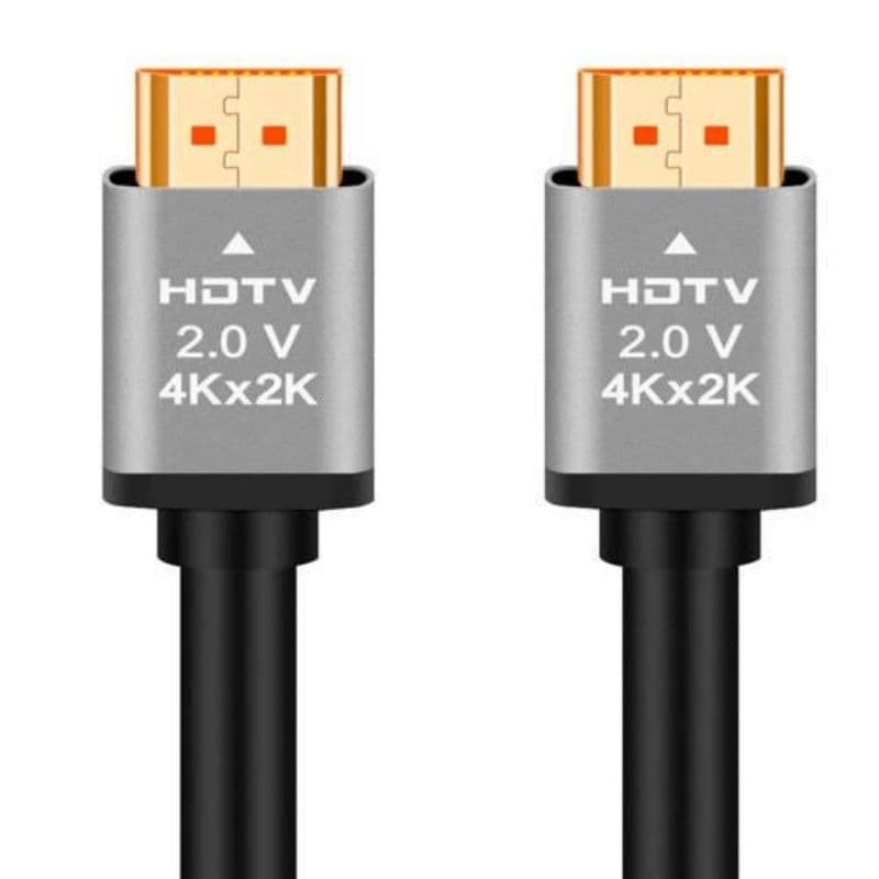 Cabo HDMI + HDMI Ultra HD 4K 2M MHD Tomate