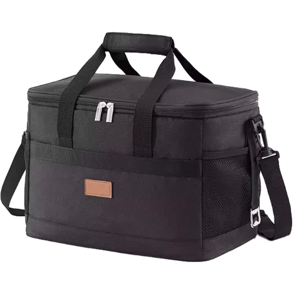 Bolsa Térmica Cooler 30L Impermeável Bag com Alça Praia Viagem Preta - WCT FITNESS