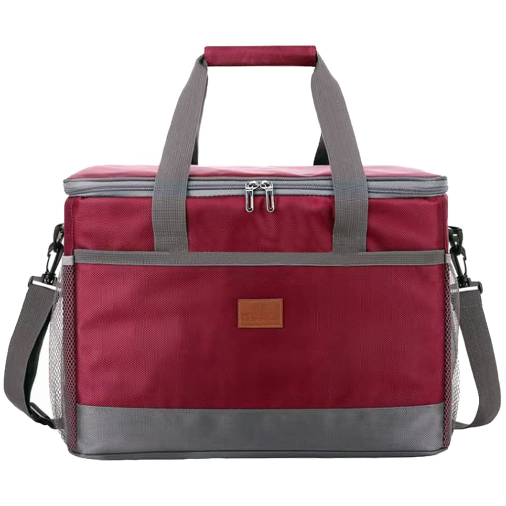 Bolsa Térmica Cooler 30L Impermeável Bag com Alça Praia Viagem Vermelha - WCT FITNESS