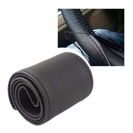 capa de volante de carro costurada protetor