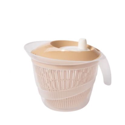 Secadora de Salada  Manual Lava Seca Centrífuga Verdura Folhas 2,8 L  Utensilio de Cozinha REF 76