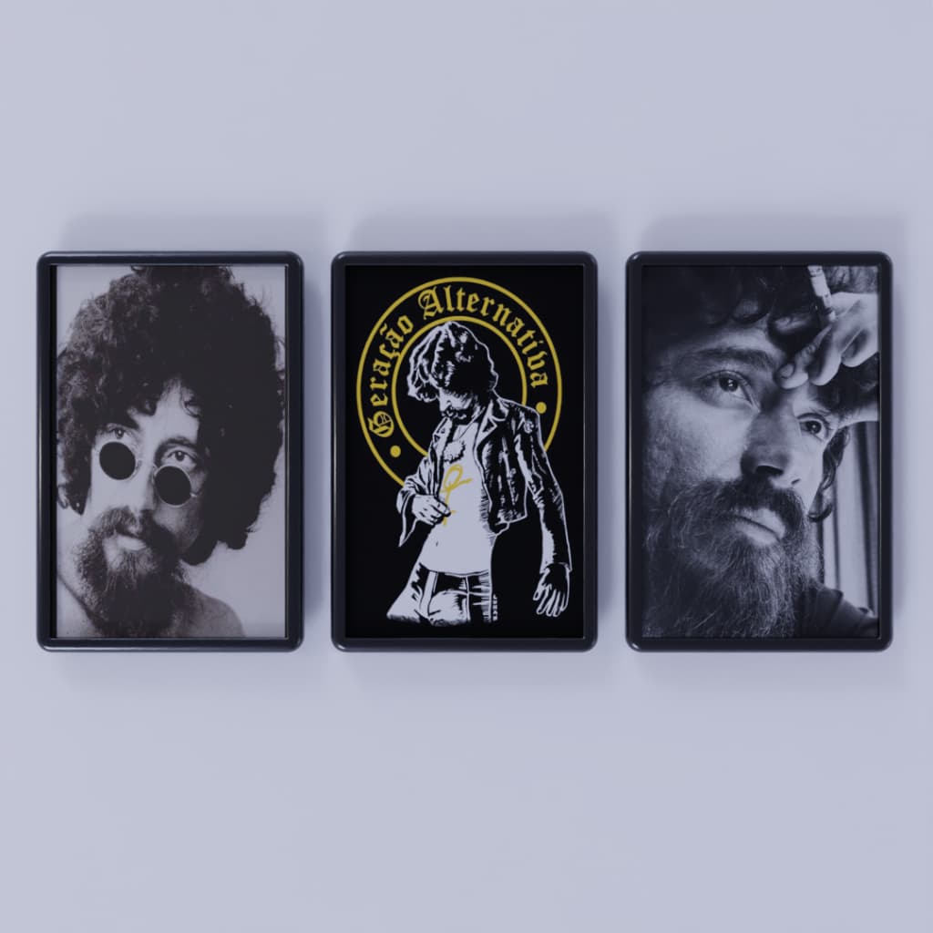 Kit 3 Quadros Decorativos – Tema Raul Seixas | Decoração de Parede Tamanho 30x20cm