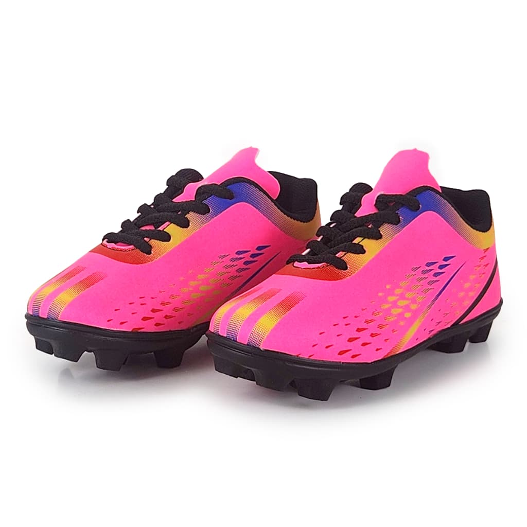 Chuteira Infantil Futebol De Campo com Travas Confortavel Resistente Leve Macia Qualidade Envio Imediato Barato Promoção