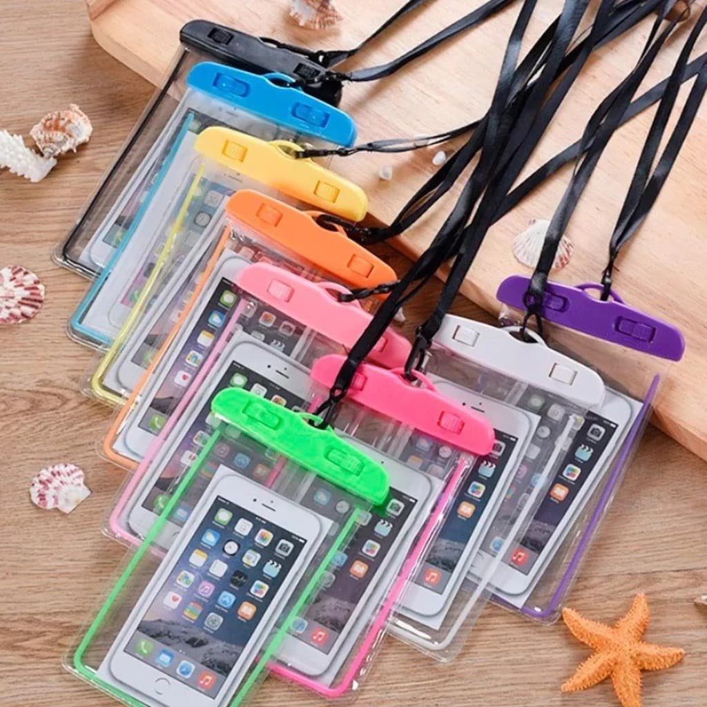 Kit 2x Capinha Bag Aquática Celular Prova D'água Universal
