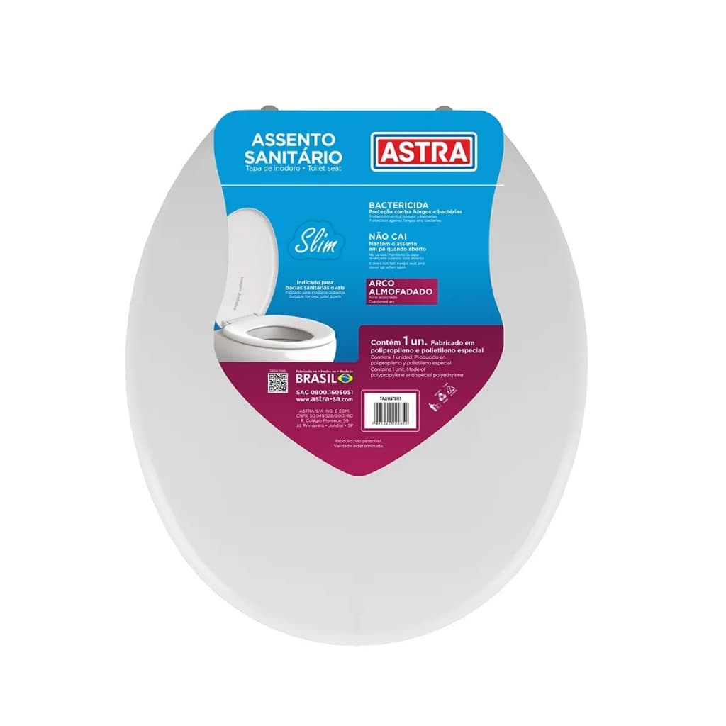 Tampa Vaso Sanitario Almofadado Oval Deca/celite/incepa