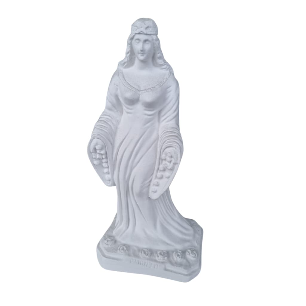 Imagem Crua  Iemanja 20cm Gesso Umbanda Cadomble