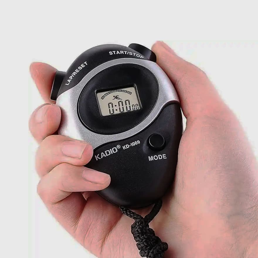 Cronometro Digital Com Relogio E Calendario - Kadio