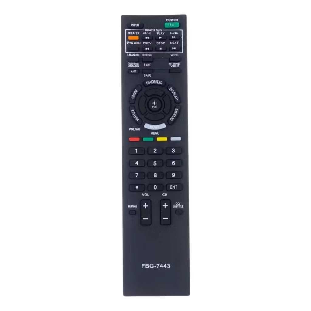 Kit com 10 Controle Remoto Tv Lcd / Led Sony Bravia 7443