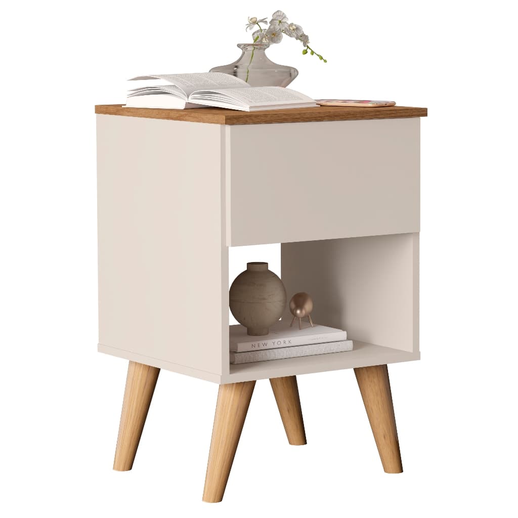 Mesa de Cabeceira Suíça Classic 1 Gaveta
