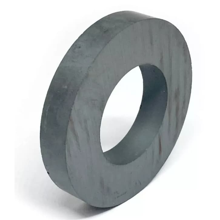 Kit Com 10 Imã Ferrite Anel Aproximadamente 55x20x12mm