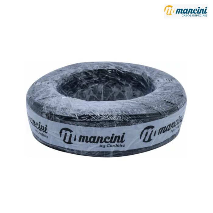 9,5 Metros Cabo Microfone Balanceado Mancini 2x0,14.(P)