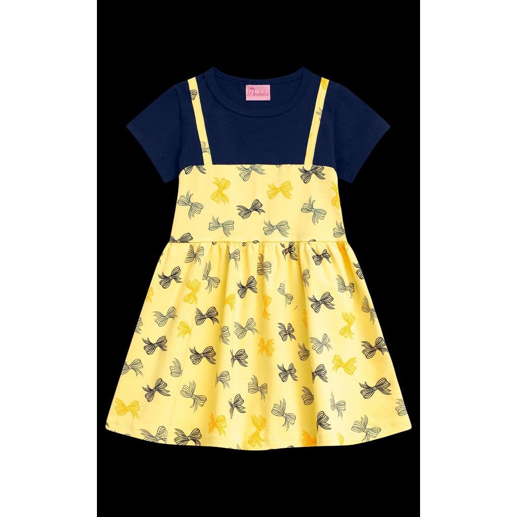 Vestido lacinho menina criança tamanho P Baby ao 2 anos