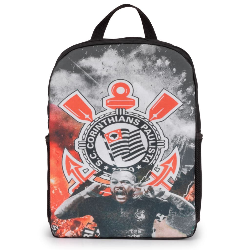Bolça Mochila Time Corinthians/Depay Reforçada Resistente Em Alta jovem