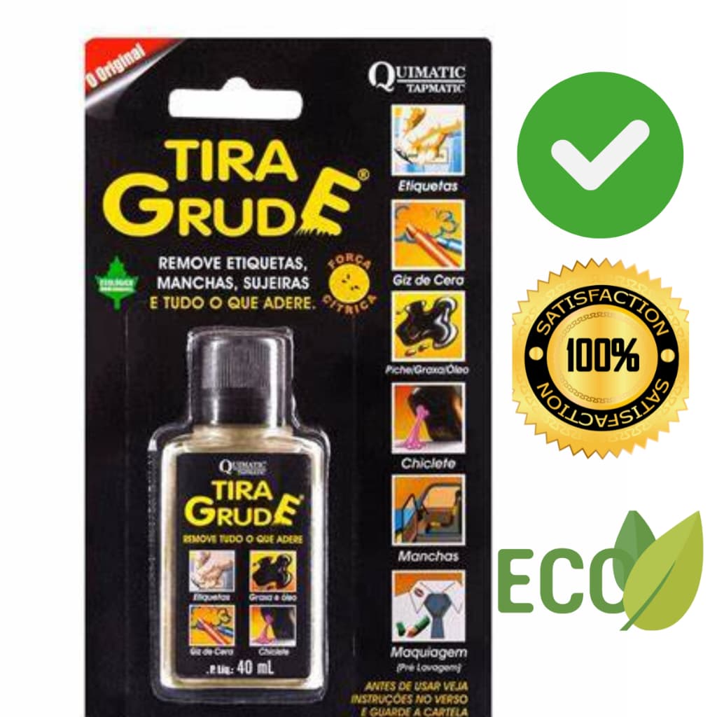 Tira Grude Removedor De Piche Etiqueta Chiclete 40-ml