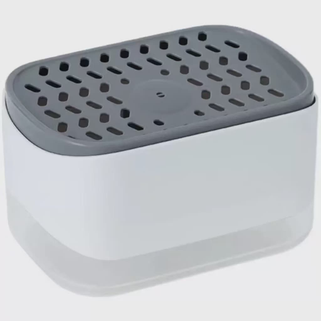 Porta Sabão Dispenser Com Suporte Para Esponja Utensilio De Cozinha
