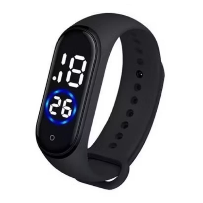 Relógio M4 de Pulso Digital com Led A Prova D'água Relógios Masculino Feminino Unissex
