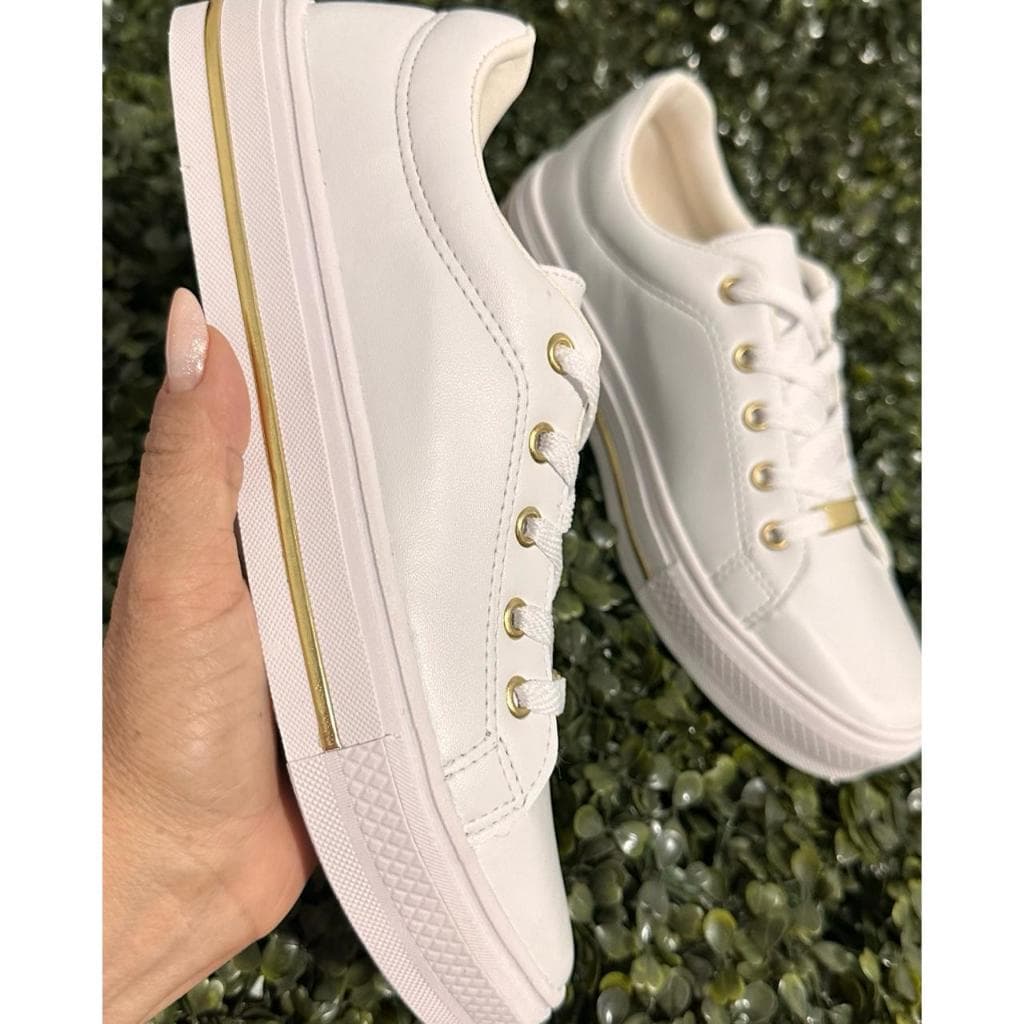 Tênis Feminino Casual Sapatênis leve e Confortável Envio Imediado