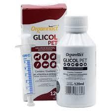 GLICOL PET 120 ML - Suplemento Vitamínico P/ Animais - Organnact
