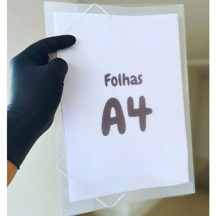 Kit c/10 Pastas Com Aba Elástico - A4/Ofício - ESCRITÓRIO - ORGANIZAÇÃO.