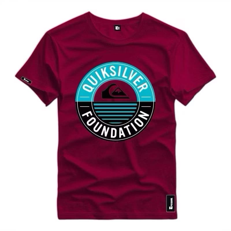 Camiseta QuikSilver camisas Masculina e Feminina Algodão Premium uso diário