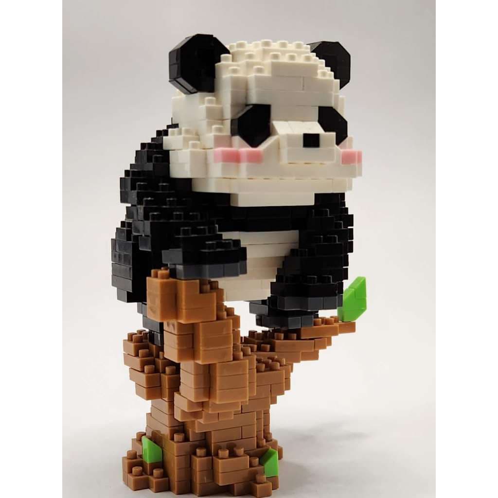URSO PANDA - ESCALANDO A ÁRVORE - NANO BLOCK - W1117