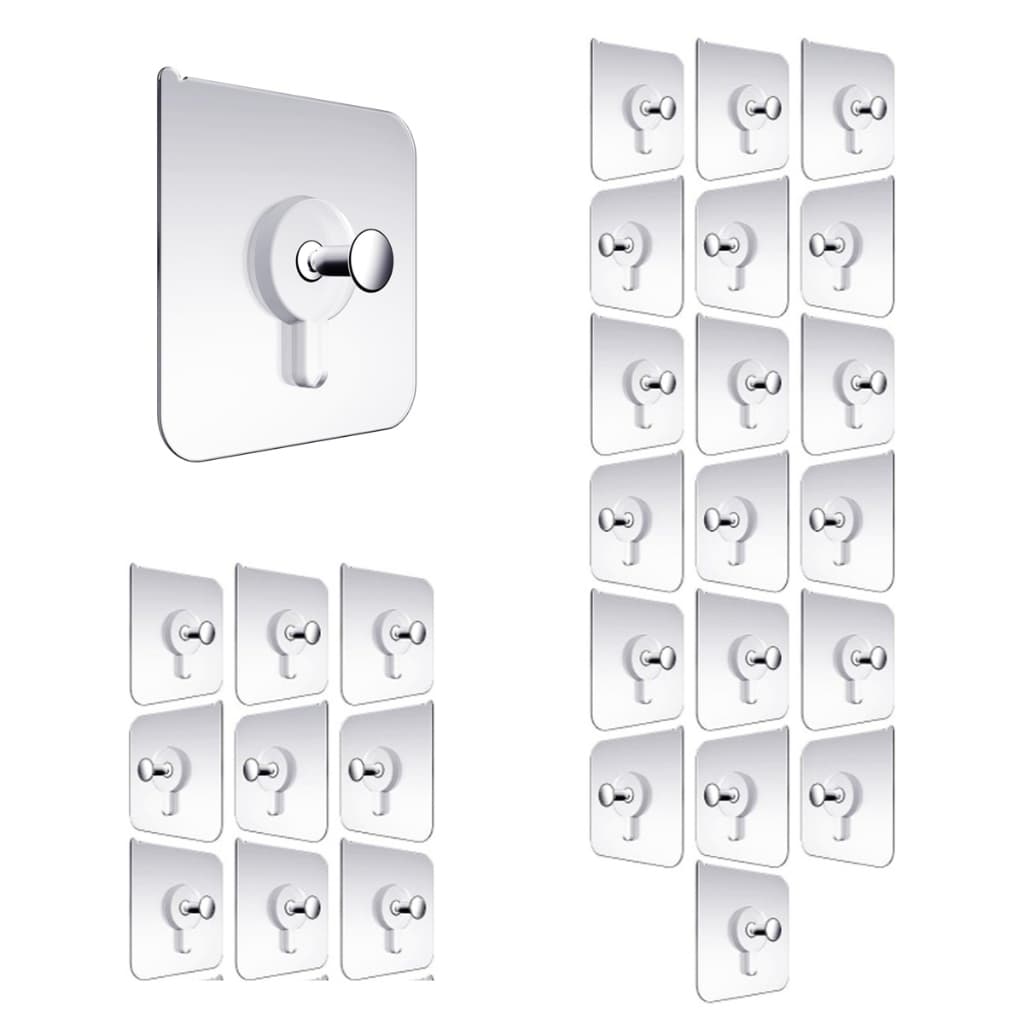 Kit 15 Peças Ganchos De Parede Adesivos Pendurar Para Casa
