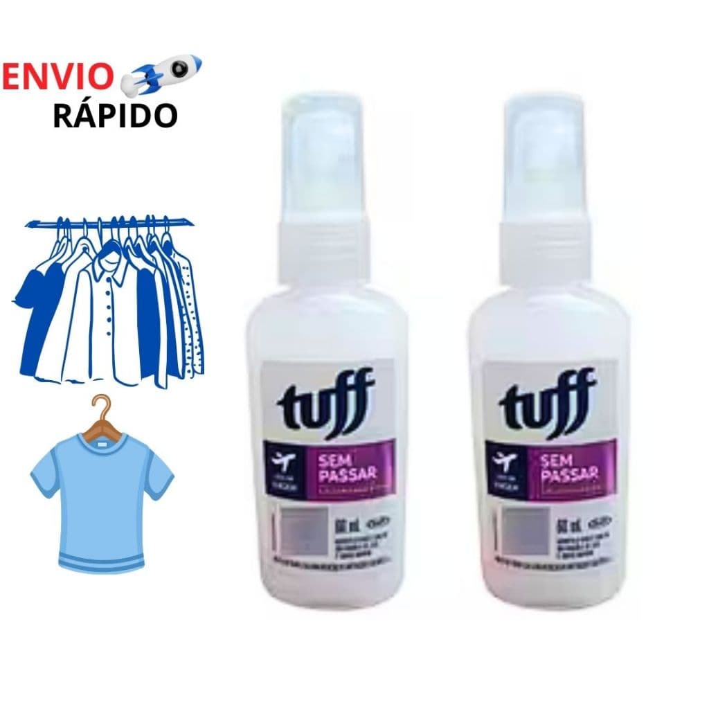 Mini tuff sem passar 60 ml ideal para viajens