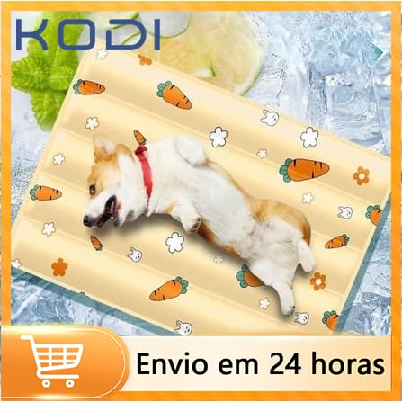 Tapete Pet Gelado Resfrescante 60*90cm para Cães e Gatos -Z7