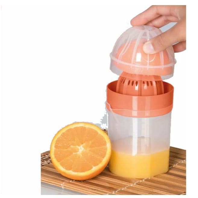Espremedor Manual De Limão e Laranja Nitron 510ml BPA Free Com Reservatório Sucos Naturais Fitness