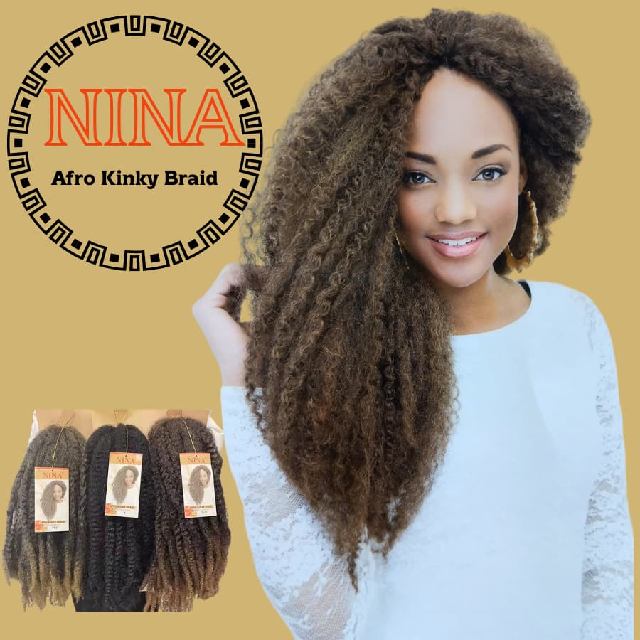 Nina Afro Kinky Braid Rasta Marley