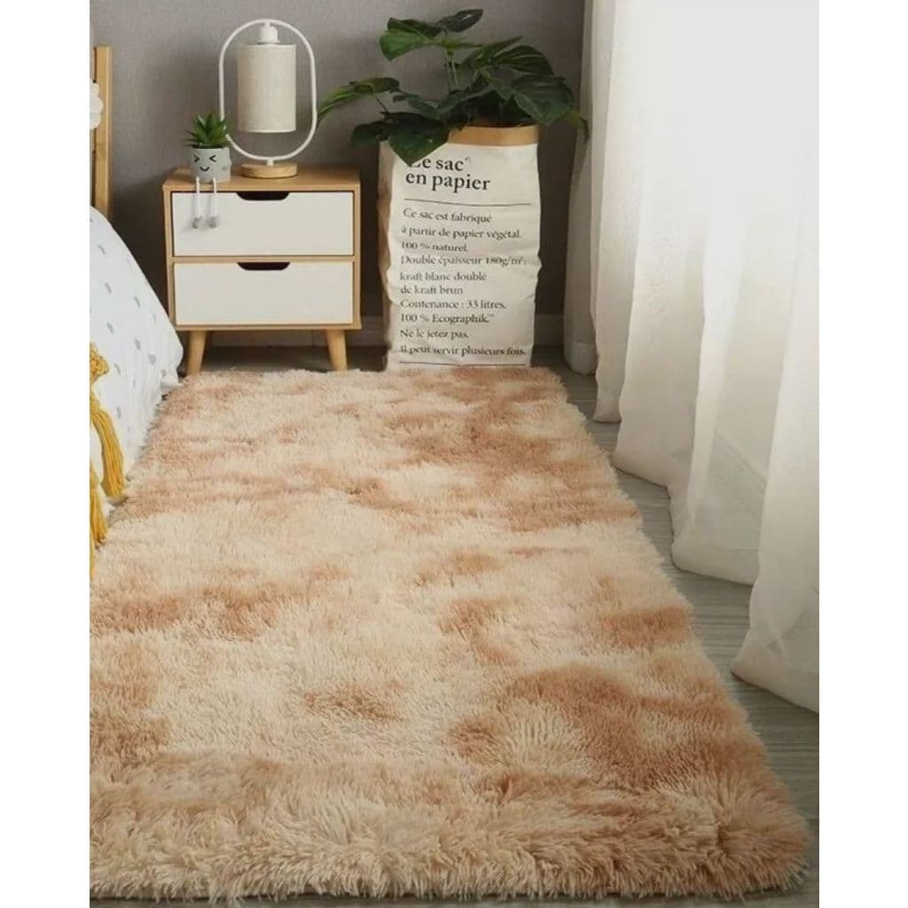 Tapete Passadeira Quarto Felpuda Peluda Shaggy 2,00 m  x 0,60 m