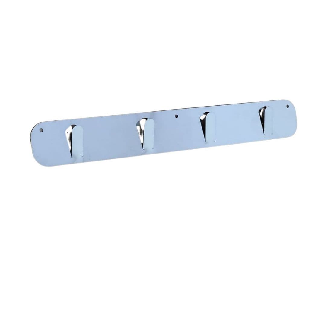 Cabide Gancho Porta Organizador Suporte Inox Multiuso Horizontal Polido